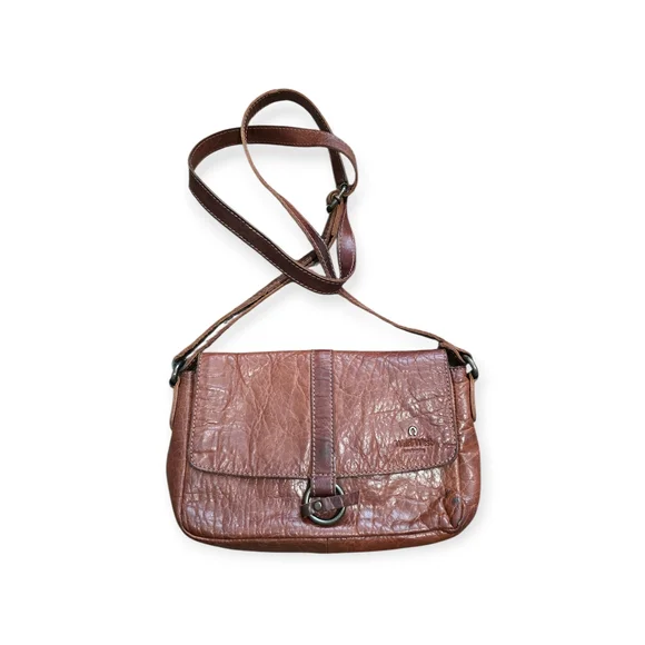Wild West Rustic Leather Crossbody Bag - Picture 2 of 10